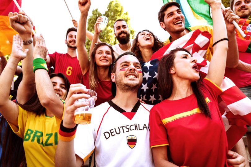 People watching world cup 2026 outside
